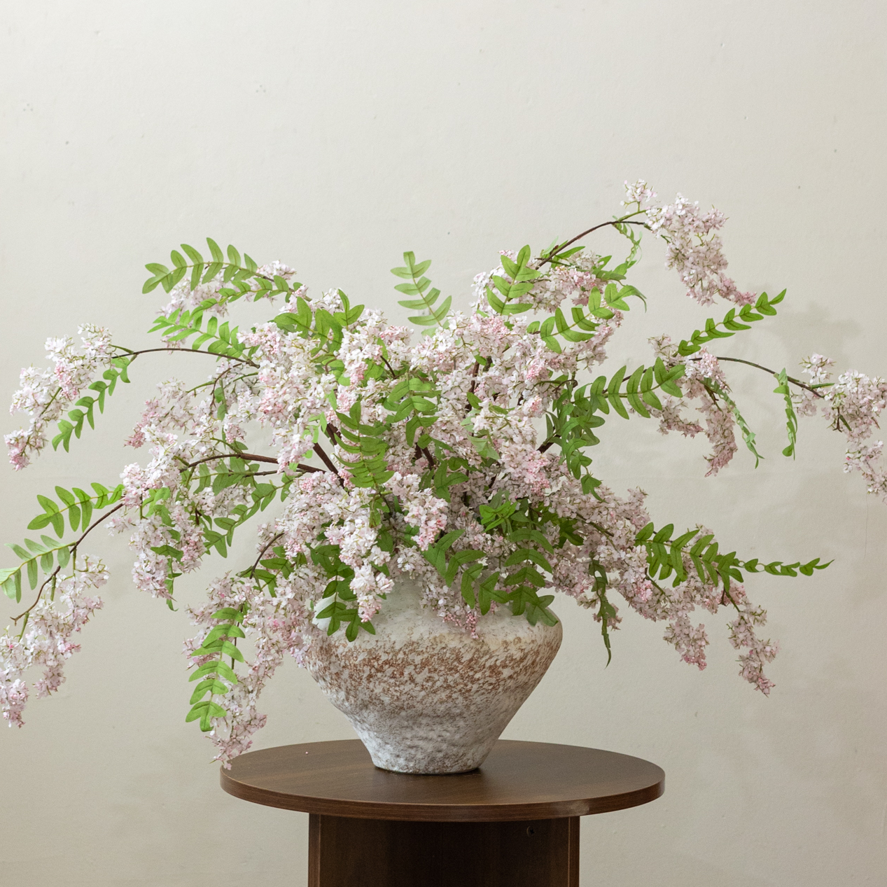 掬涵【推荐】槐蕊仿真花橱窗装饰插花客厅餐桌摆设