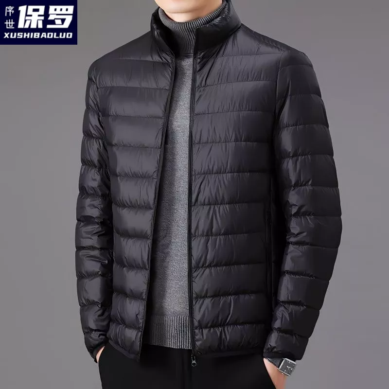 【TM1219】男女同款加厚秋冬季中老年新款外套连帽立领轻薄棉服