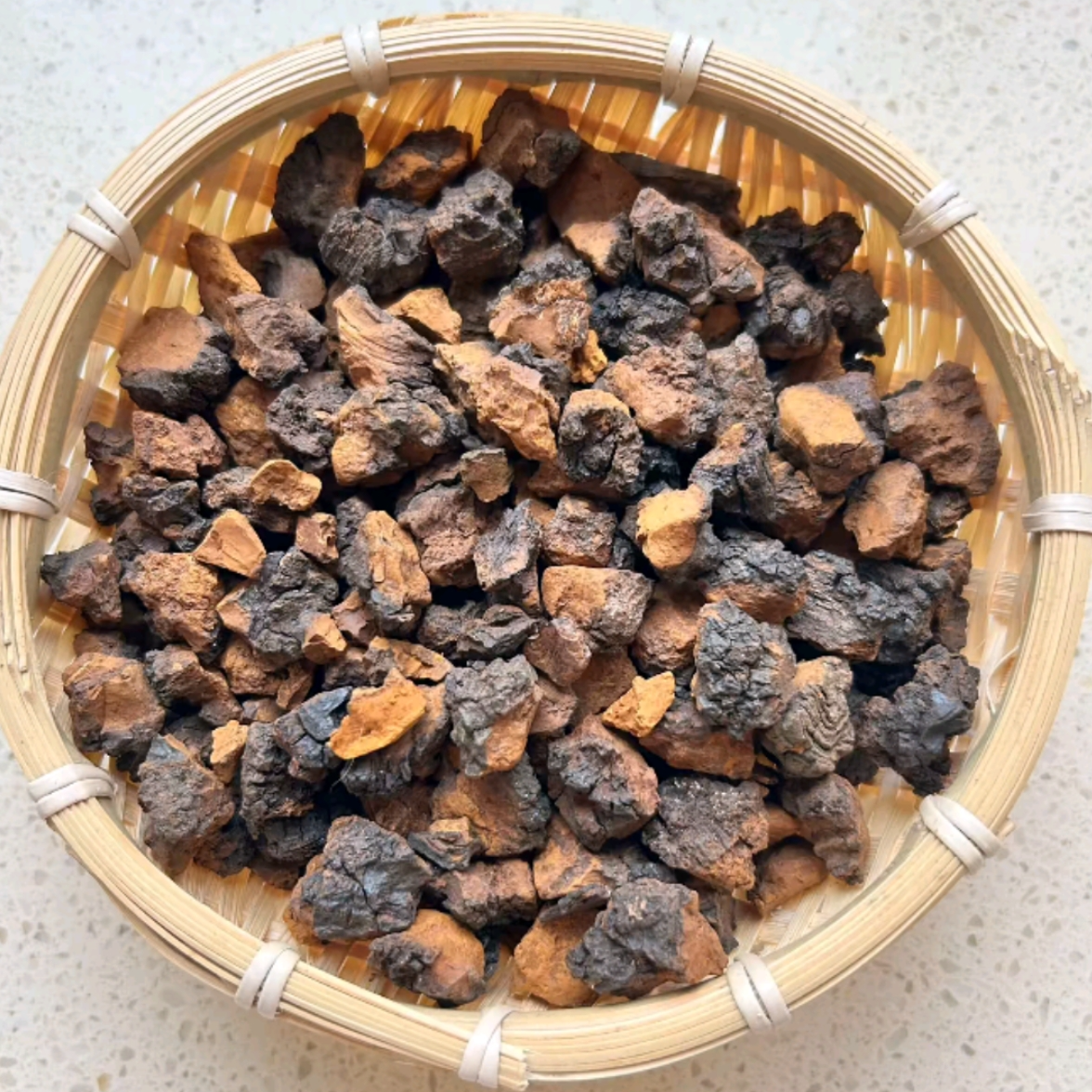 【桦树茸大颗粒】桦树茸黑金颗粒拇指盖大小  白桦树茸 桦褐孔菌