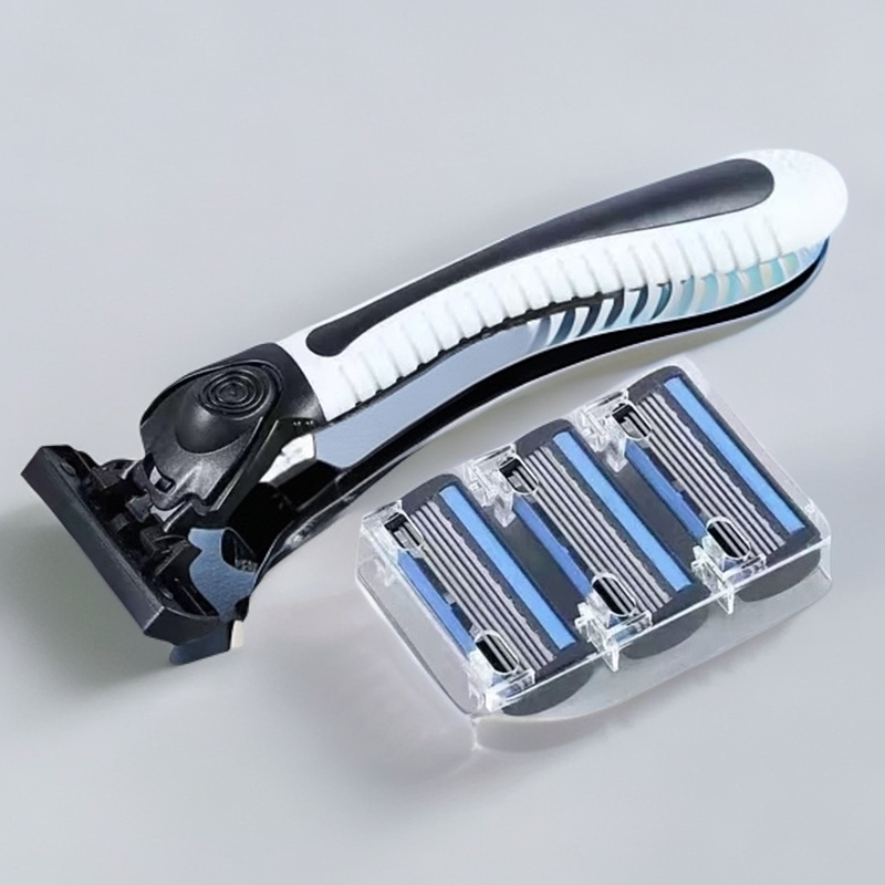 【新店开业】新款6层进口老式刀片男士剃须刀6层刀胡子刀手动剃须刀