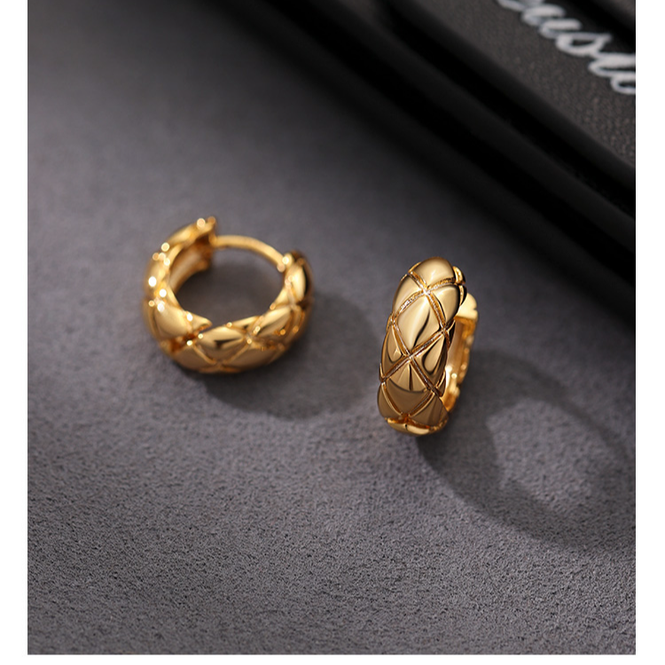 CIOEM KOUIM 足银耳饰 轻奢小众设计感圆圈耳环女高级感气质百搭