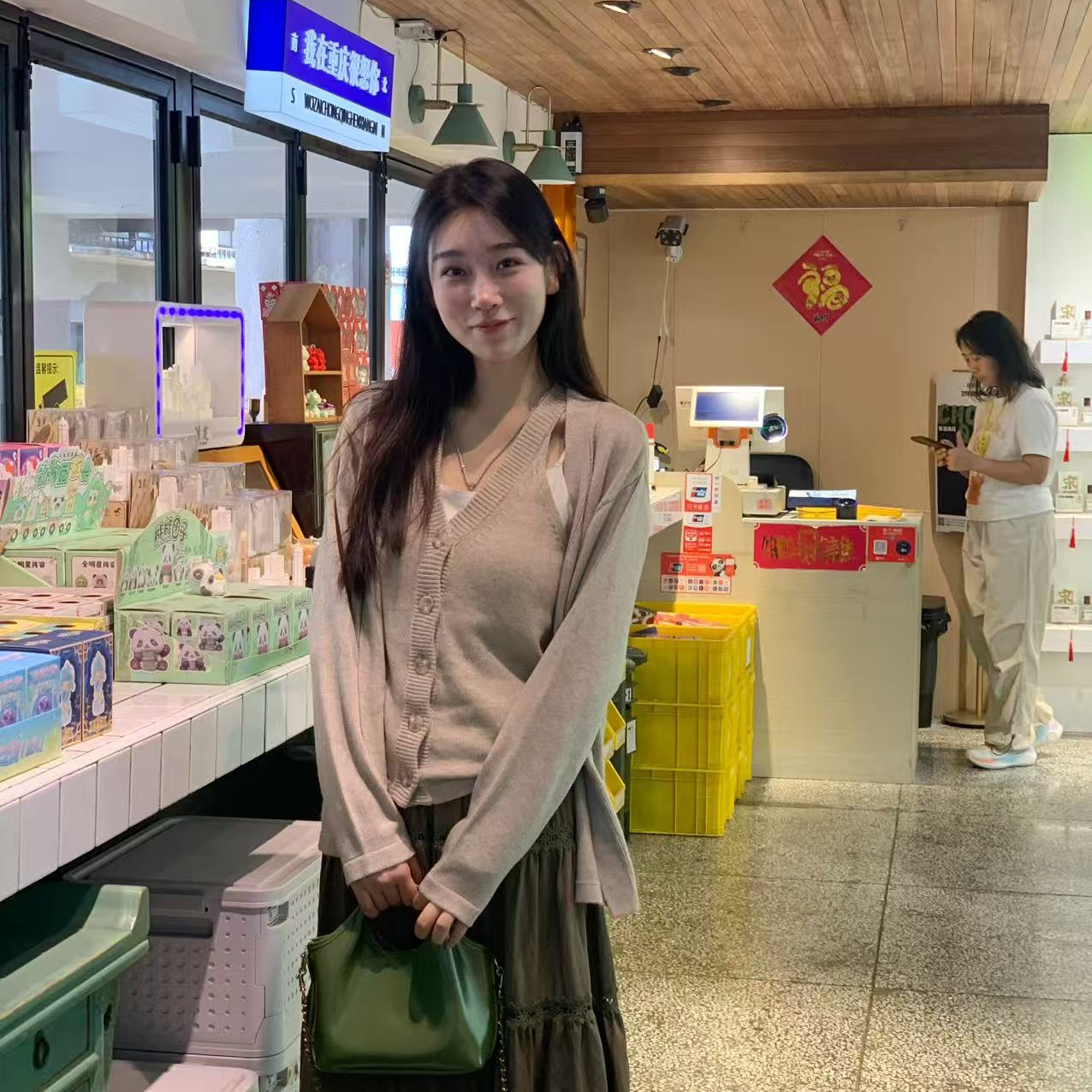 OUDOCKEE 鸥鸥 【绵羊毛】燕麦 针织开衫秋季气质高级感 MACG657T