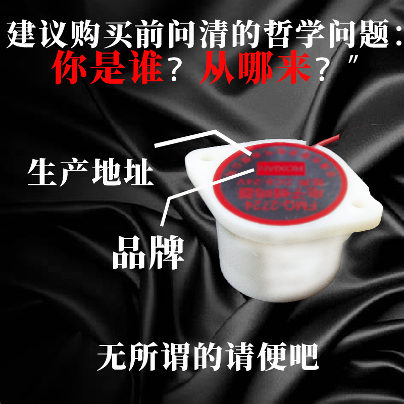 现货速发220V电子有源蜂鸣器小型提醒器汉堡餐厅家庭手工DIY