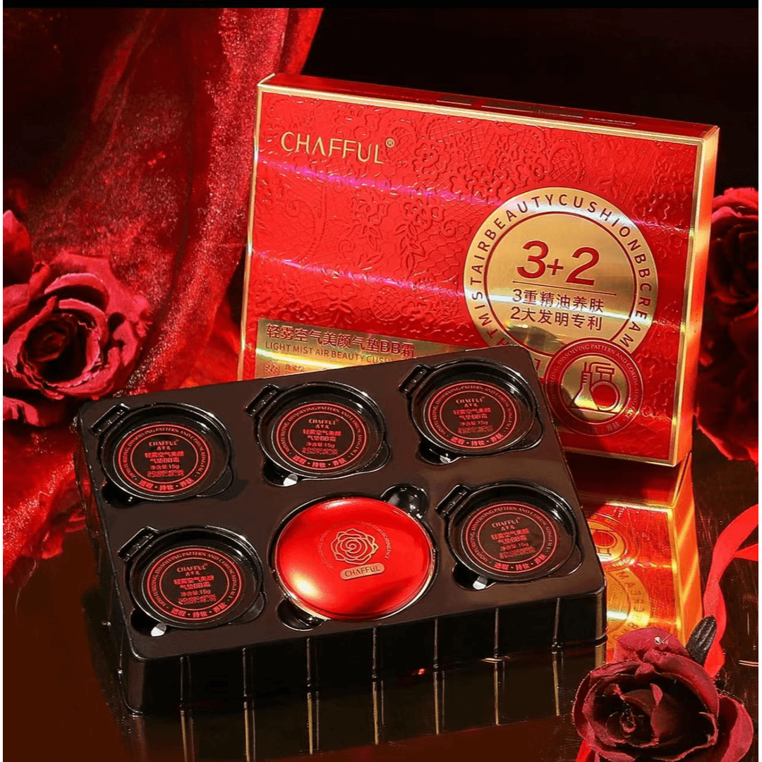 【新疆西藏包邮】轻雾美颜气垫BB霜持久留妆细腻水感精华粉底遮瑕