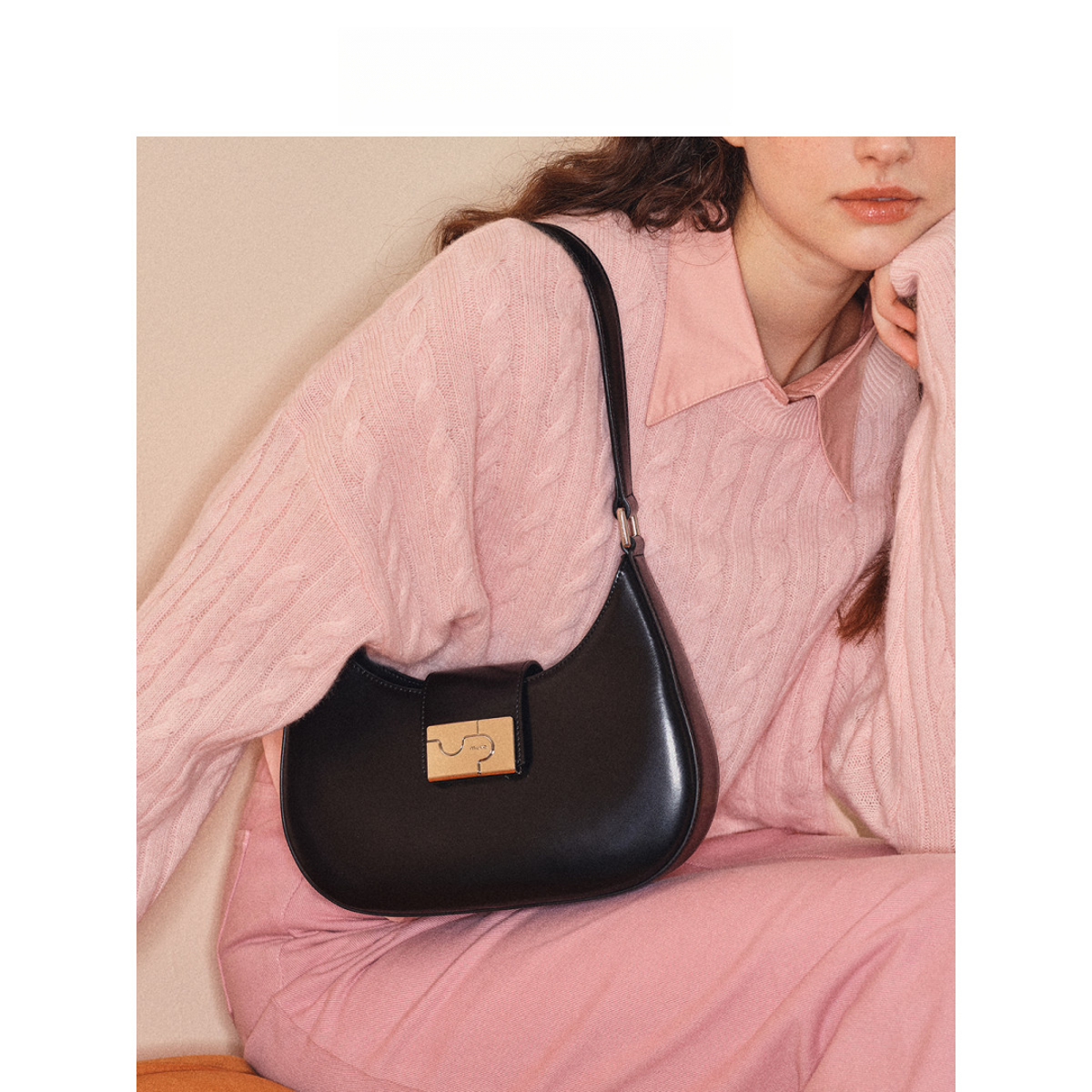 VIPOL小众设计师高级感腋下包新款法式百搭单肩包包