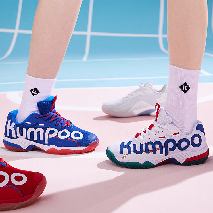 KUMPOO/薰风专业羽毛球鞋光轮入门羽毛球鞋缓震透气防滑男女D72