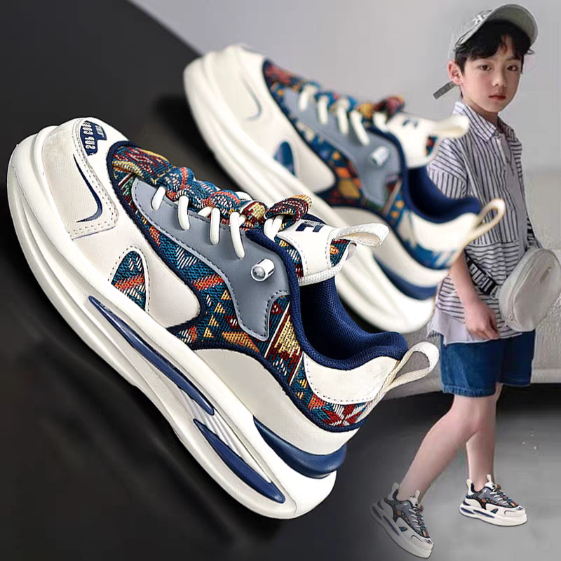 ABC科比联名春季儿童帆布板鞋2025新款中大童学生男童男孩运动鞋