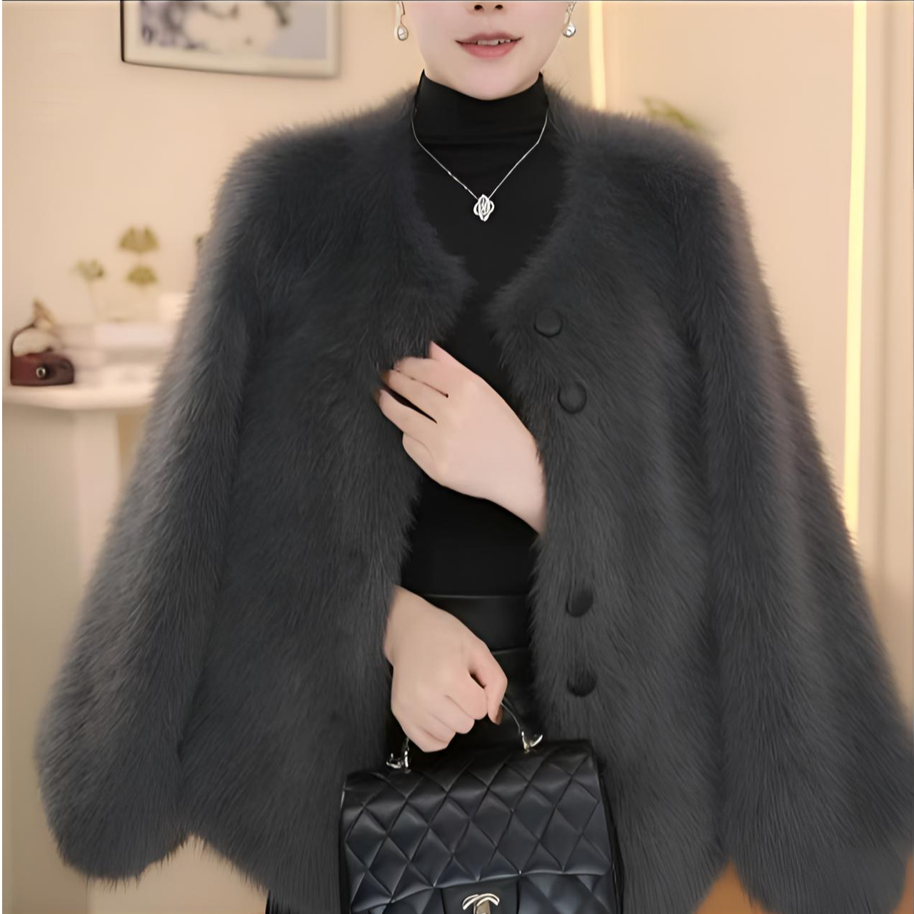 [正版]2025冬季新款时尚气质百搭保暖外套