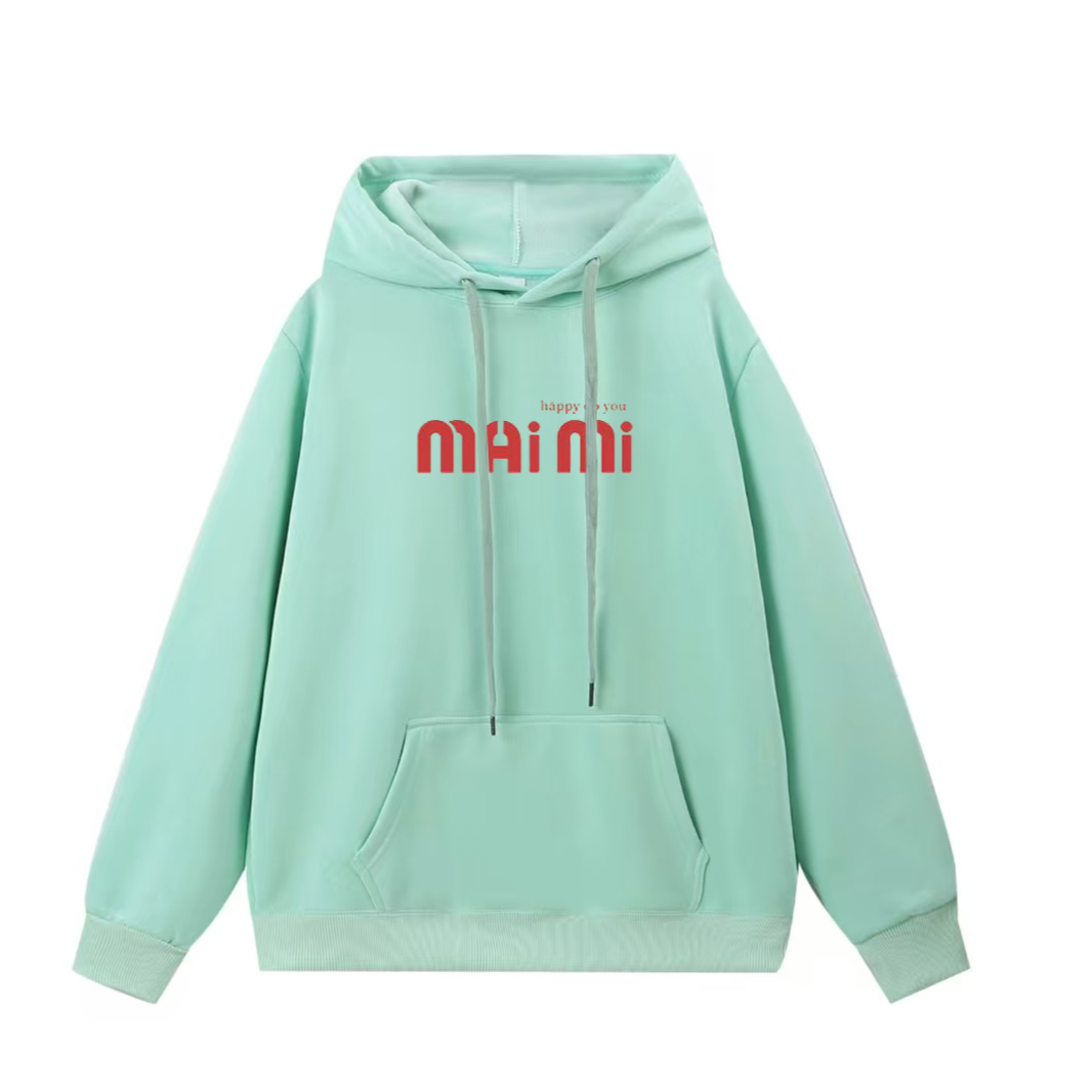 【秋冬上新】秋冬季上新帽衫华棉加绒连帽卫衣潮流时尚百搭MAI MI