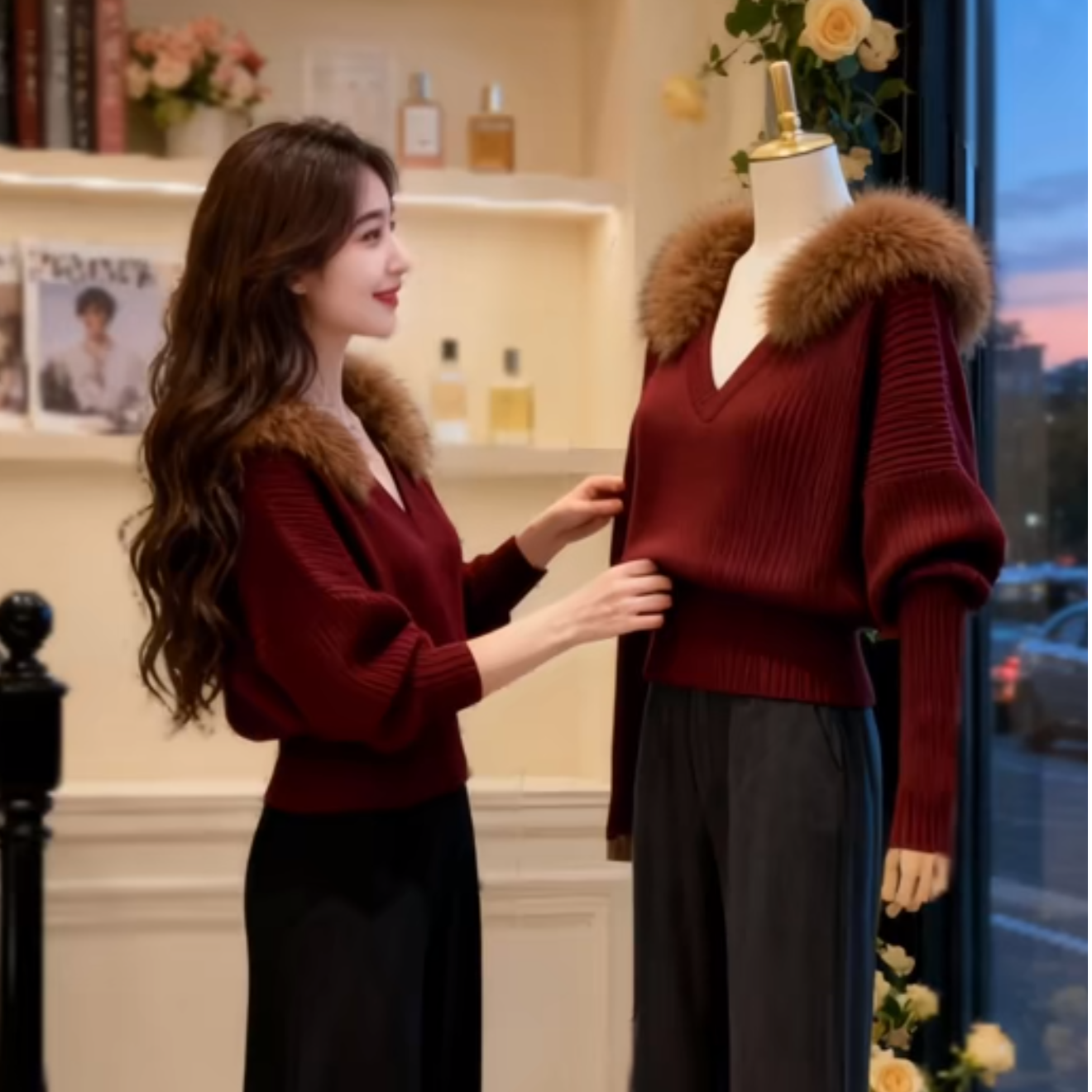 法式慵懒风高级设计感流行针织衫女2025秋冬新款超好看百搭上衣潮