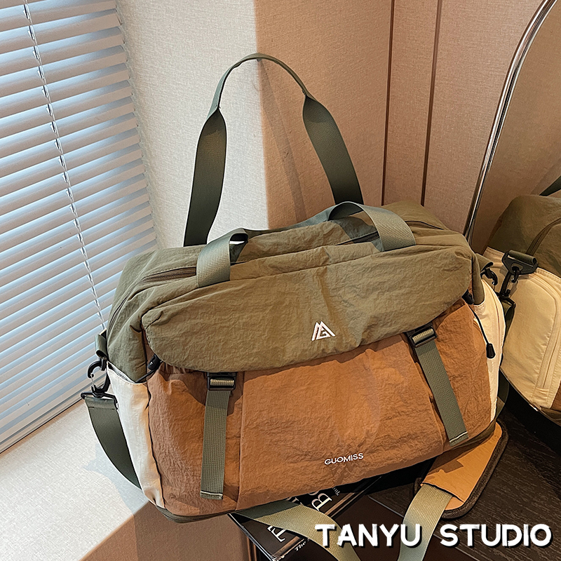 探屿大容量旅行包时尚手提包短途出差行李包轻便健身包收纳待产包