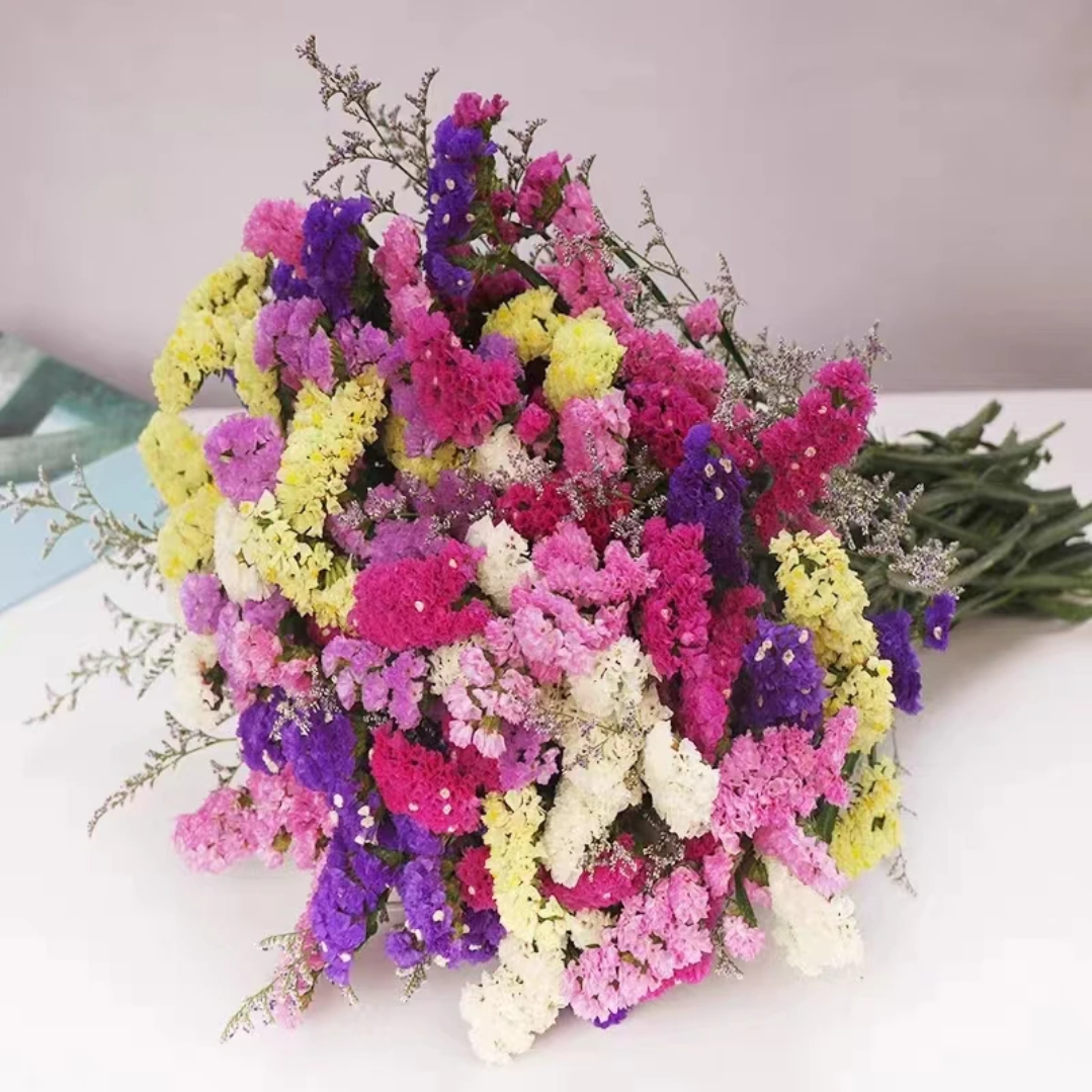 基地直发大束勿忘我鲜花干花花束简约家居摆件客厅干花真花风干