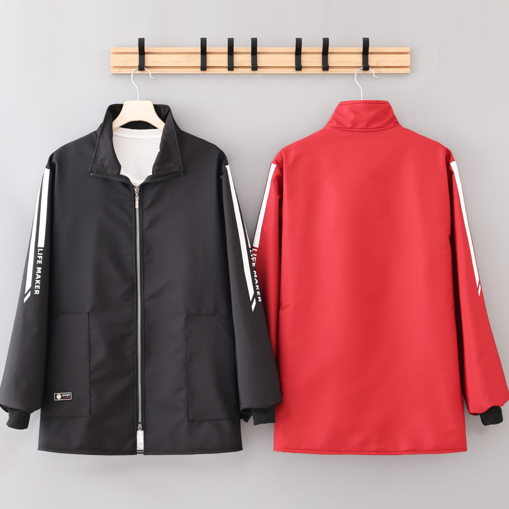 防水时尚新款罩衣耐脏耐磨长袖立领围裙可定制logo印字工作服男女