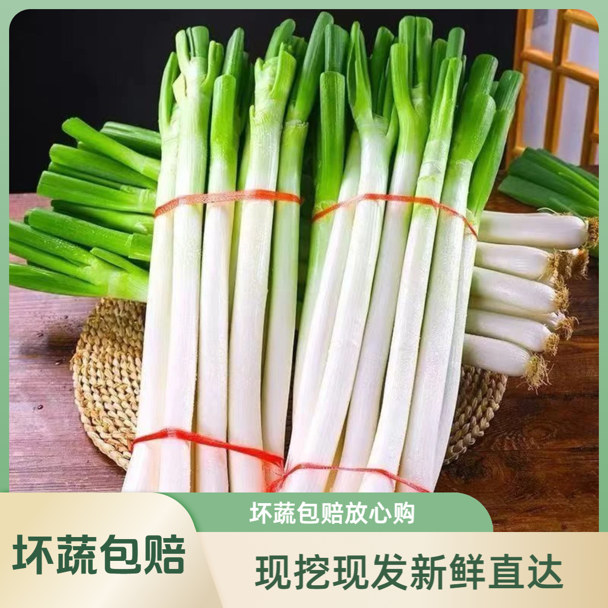 【无叶大葱】5斤装山东正宗新鲜铁杆大葱产地直发甜脆蔬菜坏蔬包赔