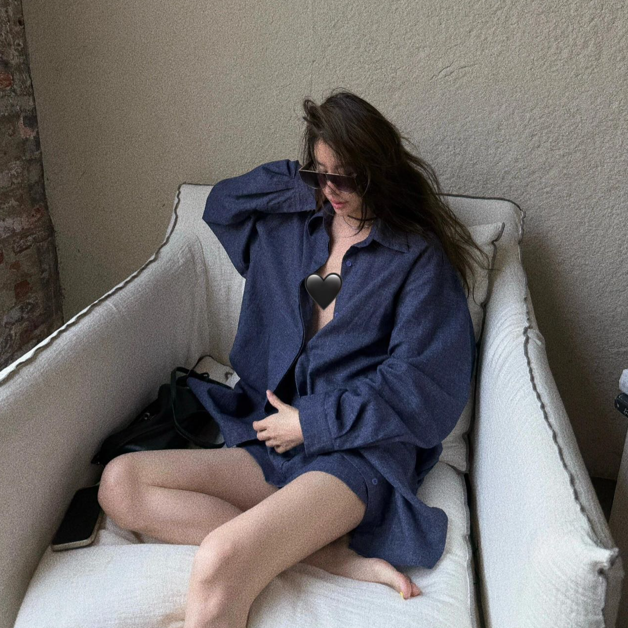 夏季新款清冷系禅意衣服女法式气质上衣时尚高级感宽松阔腿短裤