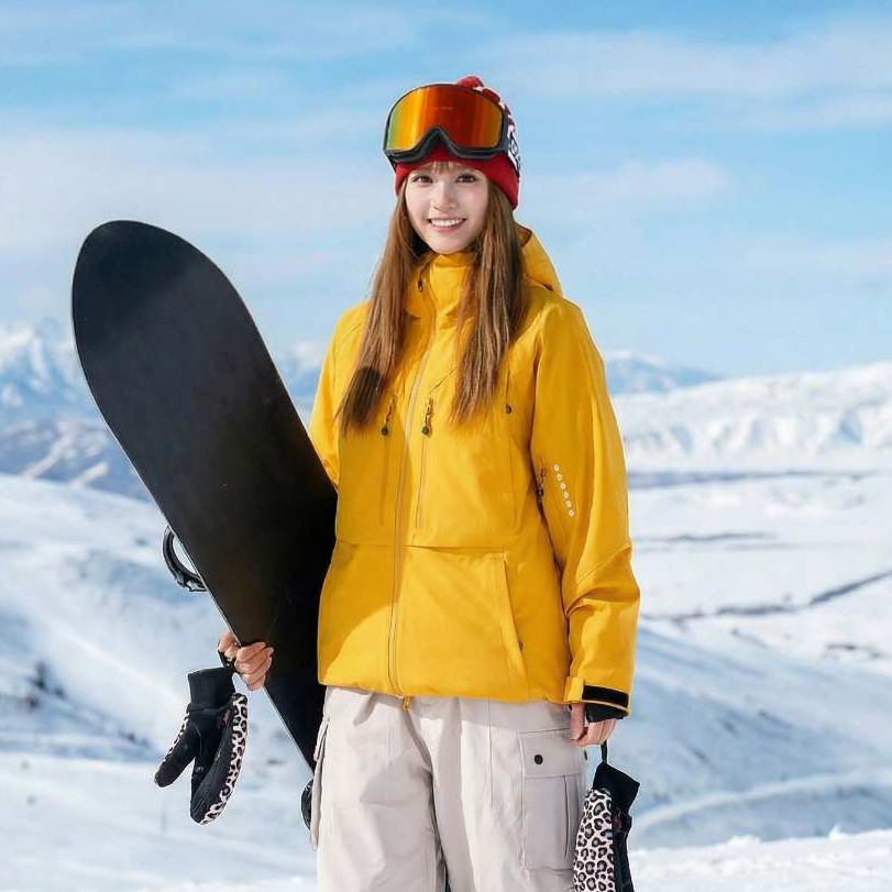 新款滑雪服男女款加棉防水防风专业单板双板户外滑雪衣外套加厚