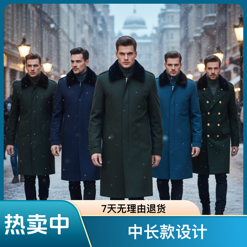 冬季常服大衣军大衣 正品士官棉大衣 防寒大衣 中长款军大衣正品