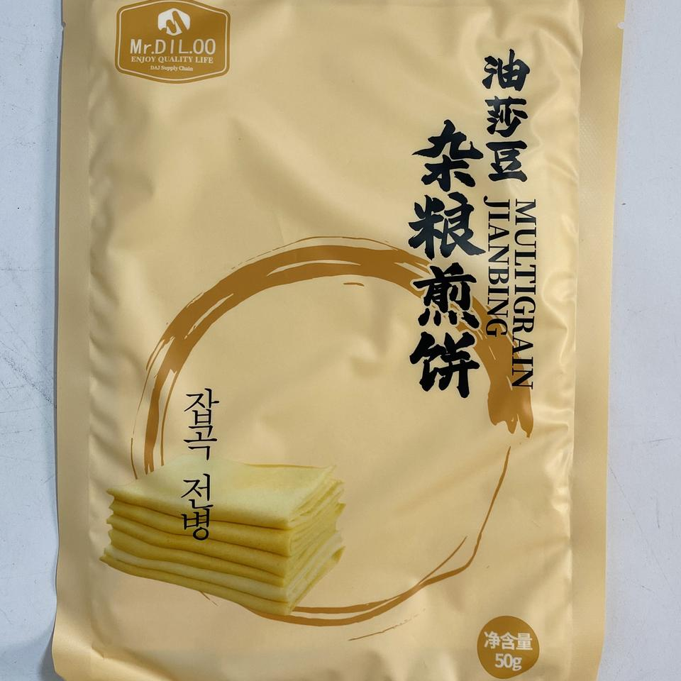 【精选】Mr.DIL.OO油莎豆杂粮煎饼煎饼手抓饼春饼粗粮纯手工即食