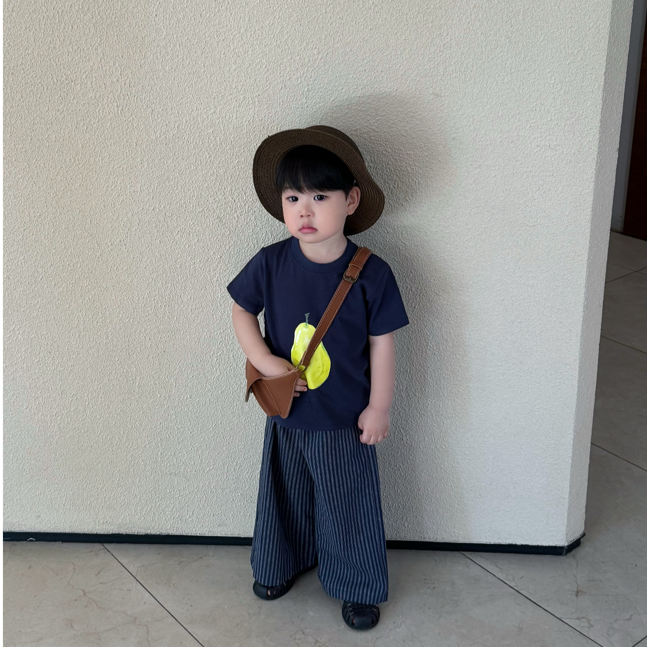 男童纯棉短袖套装中小童2025夏季新款韩系儿童装洋气t恤两件套ins