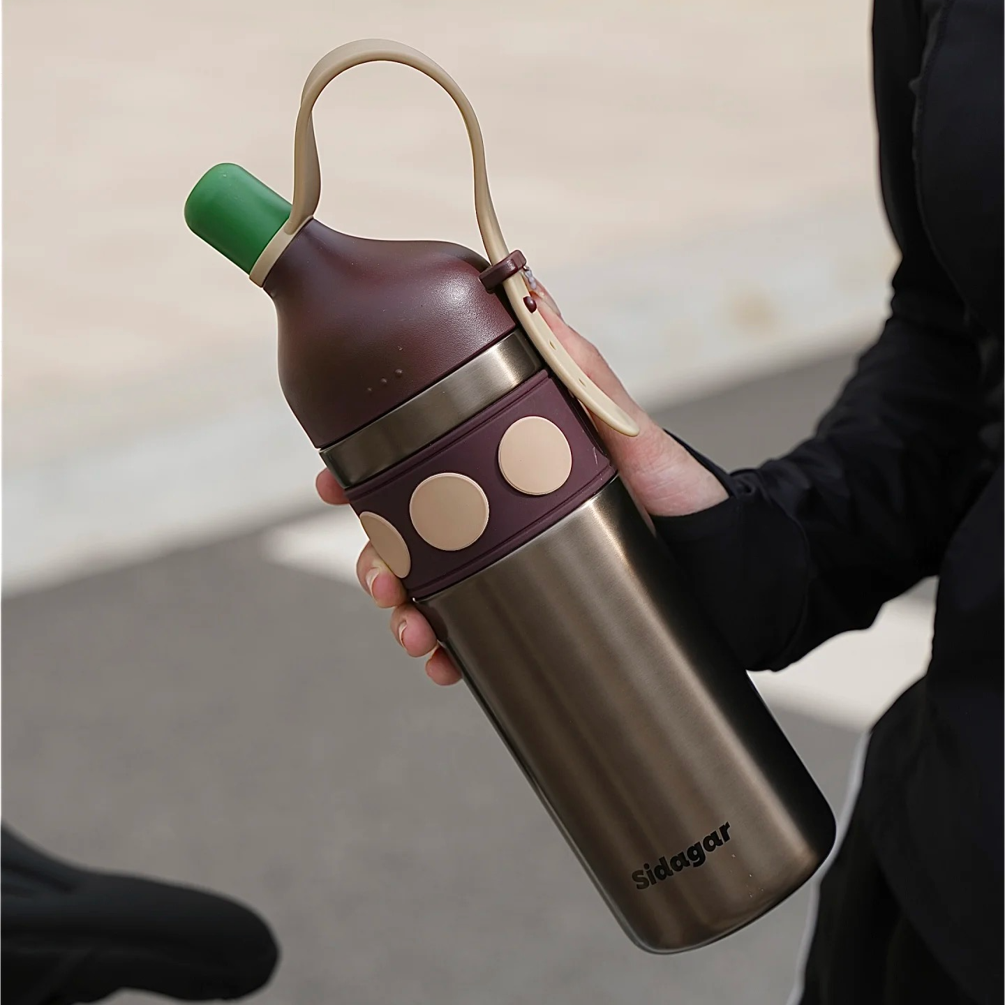 【拍一赠8】世大家复古保温杯吸管保温杯大容量防摔便携高颜值网红