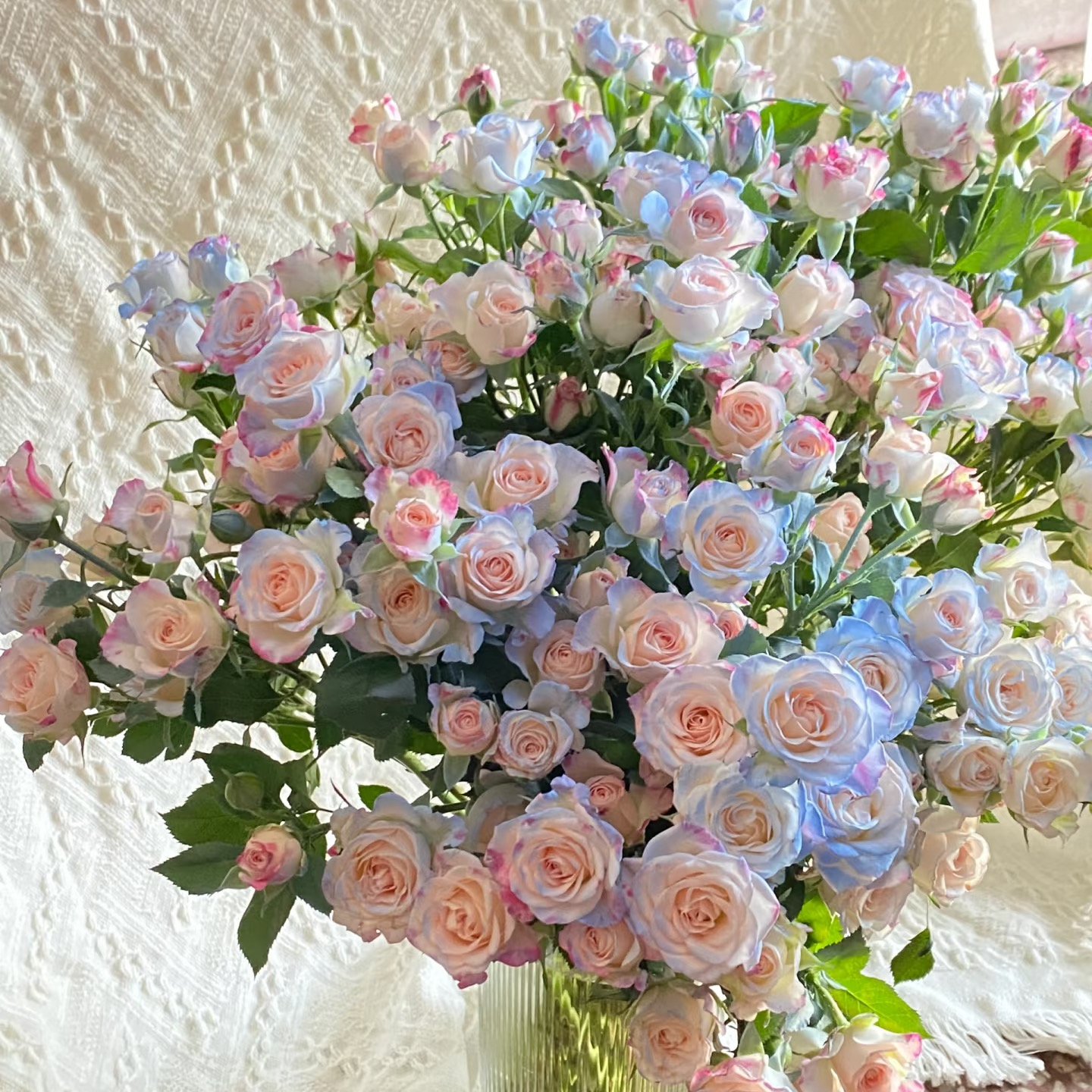 【碎冰蓝折射泡泡10支】任意满两单升级冷链加配草 三单送花瓶