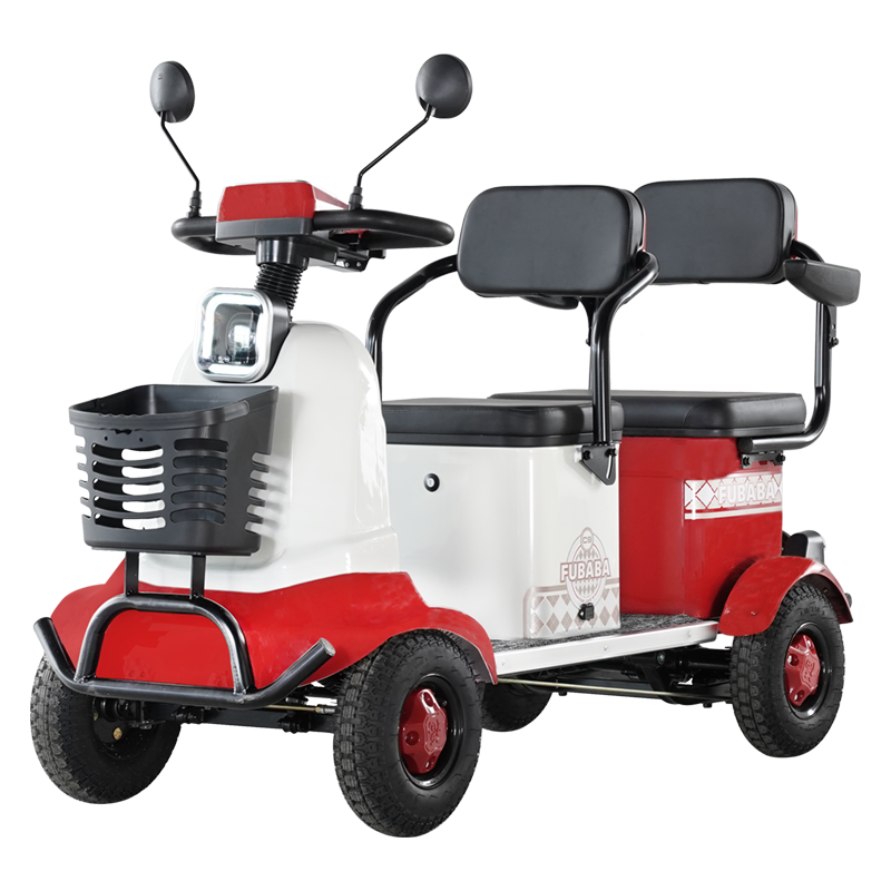 小巴士电动四轮车老年代步车智能买菜车小型老两口出行便捷助力车