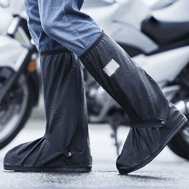 【防水鞋套】防水防雨防滑加厚轻便上班户外防滑耐磨高筒下雨不湿Q