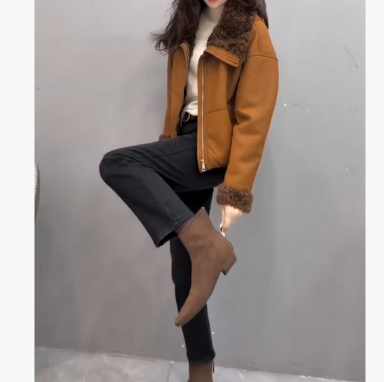 2025冬季时尚潮流百搭精品女装叶R6881