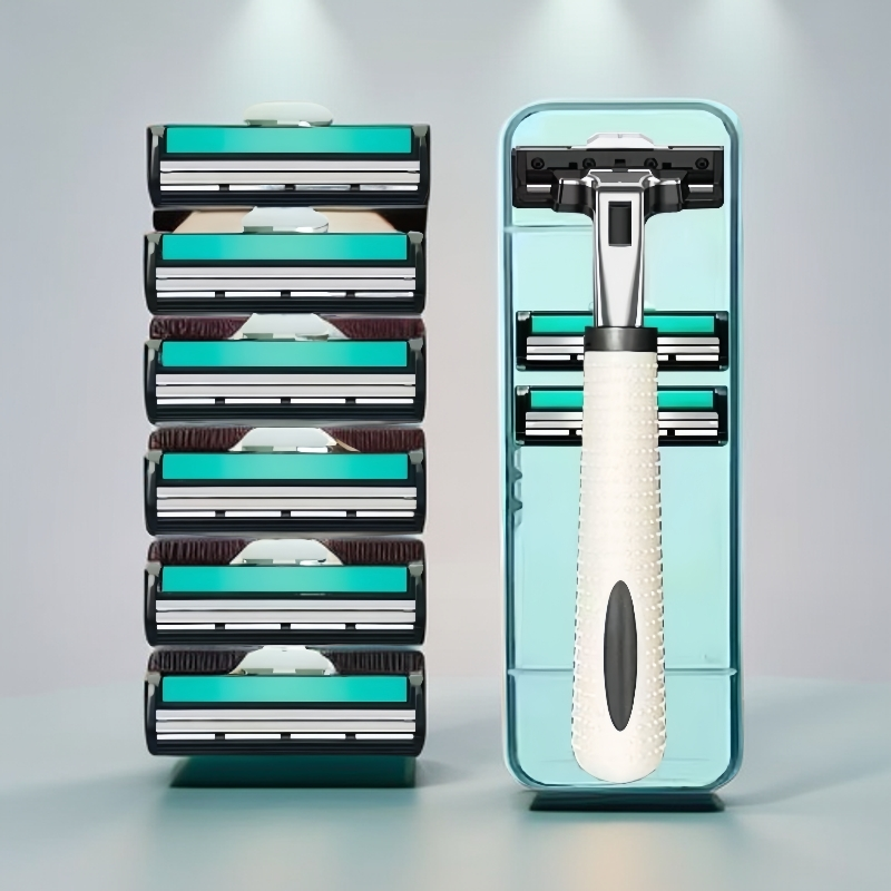 刮胡刀男进口双层顺滑锋利刀片剃须刀刮胡刀士双层手动手动剃须刀