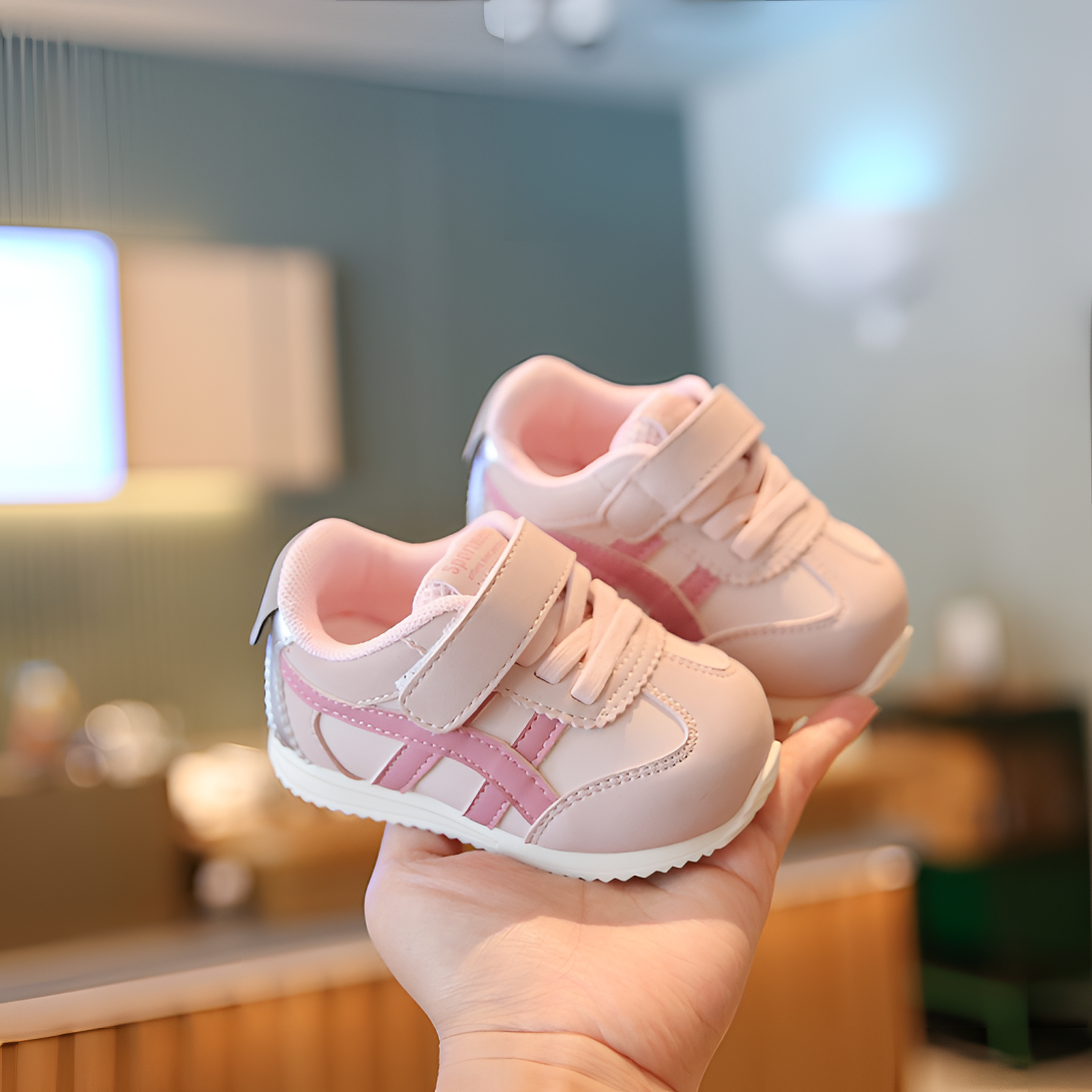女宝宝休闲机能鞋软底学步鞋春秋新款女宝宝学步鞋婴儿防滑运动鞋
