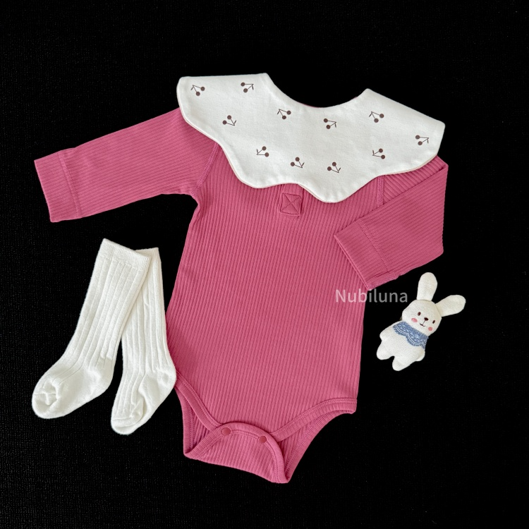 彩虹糖｜Nubiluna春秋无感A类新生儿长袖包屁三角哈衣男女款外穿服