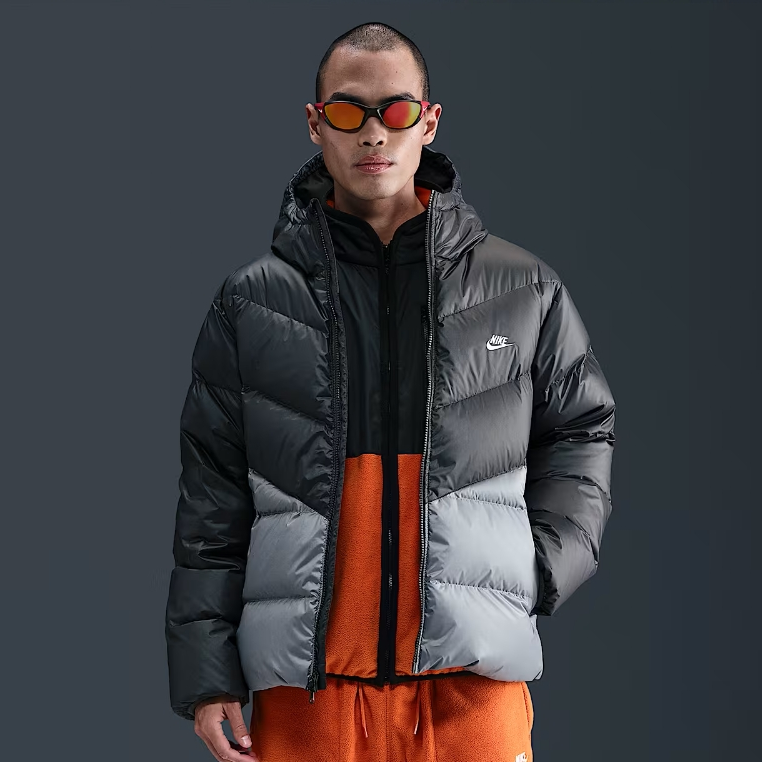 NIKE耐克双旦礼男女WINDRUNNER STMNT风行者拒水羽绒服HQ7791-061