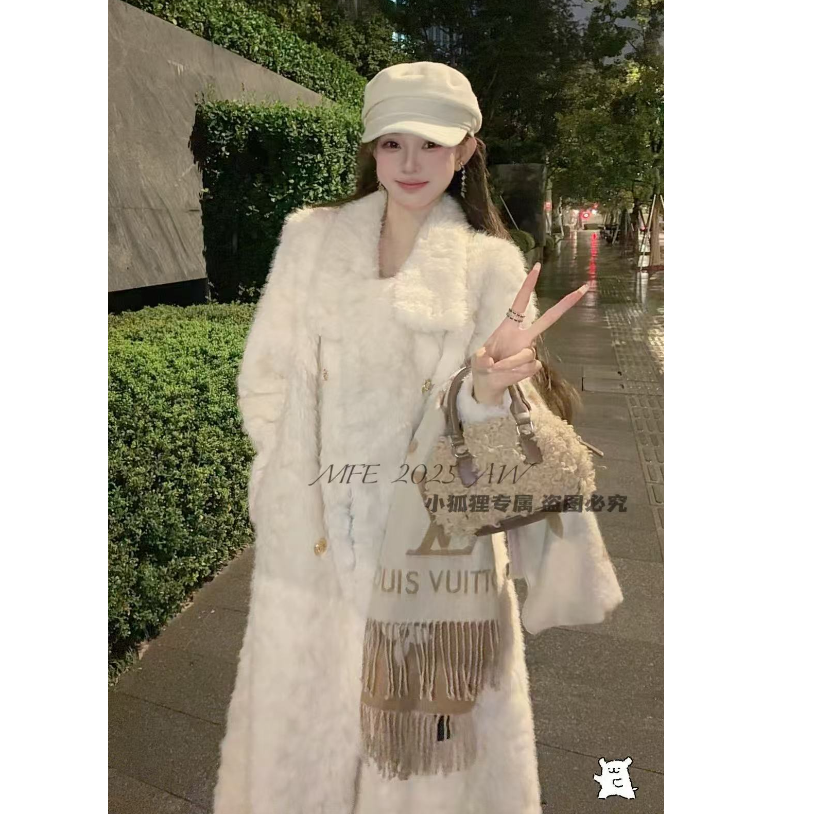 【小狐狸1】2025/MFE | 云上雪岛2.0 小立领仿小湖羊时尚设计师外套