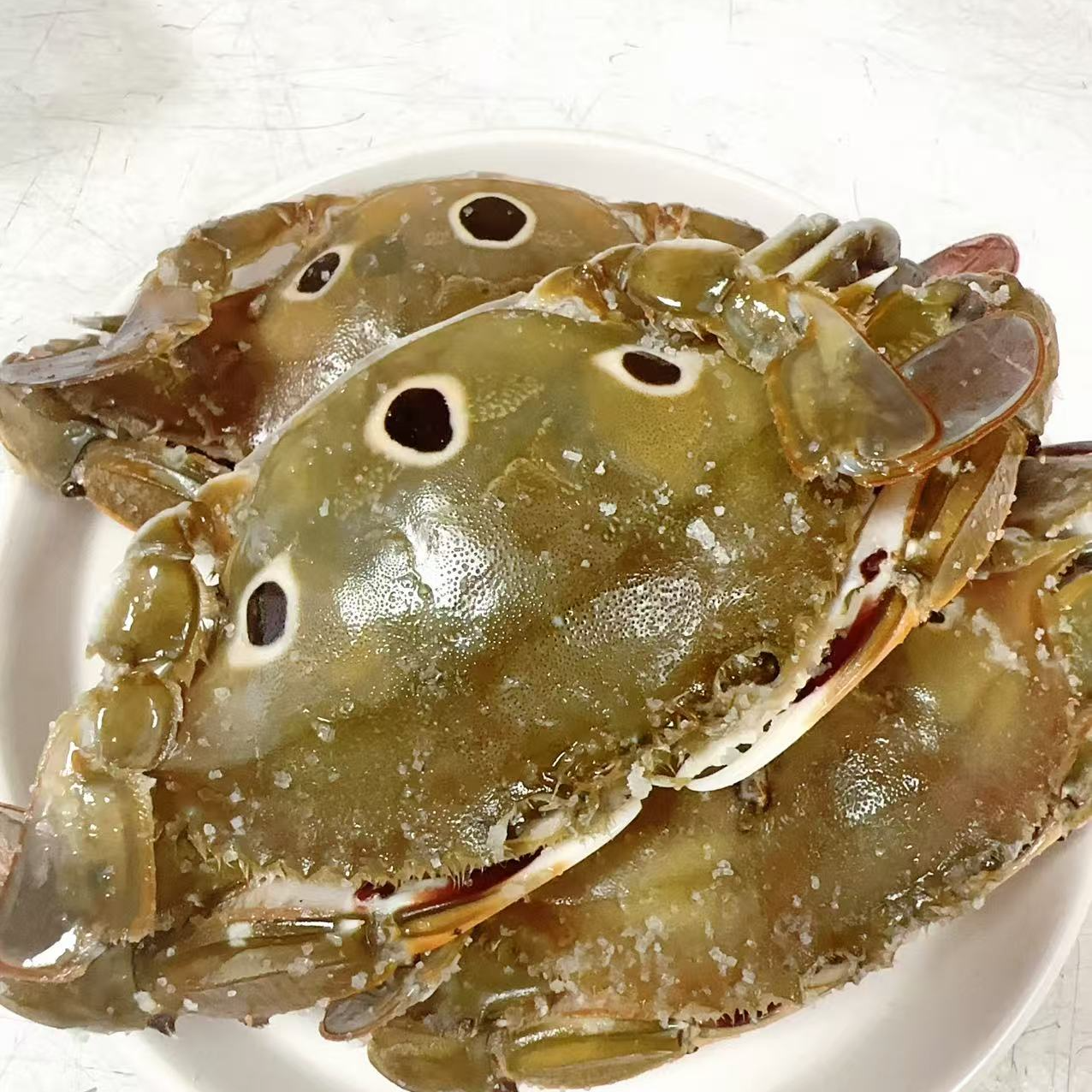 正宗潮汕生腌干盐三目蟹  新鲜制作 汕尾特产