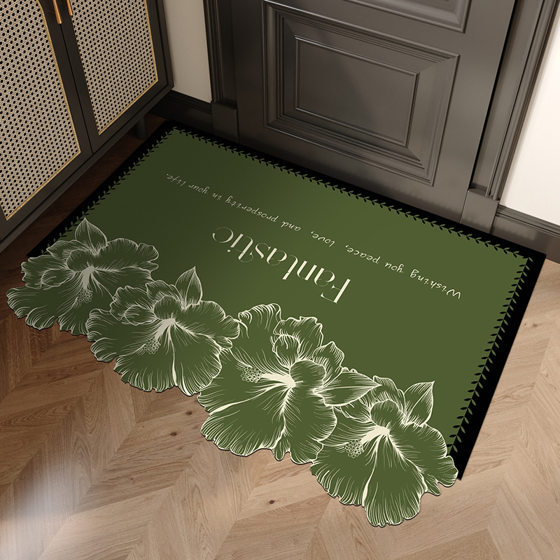 法式复古居家好物入户门地垫进门口脚垫防滑可擦防水小香风玄关垫