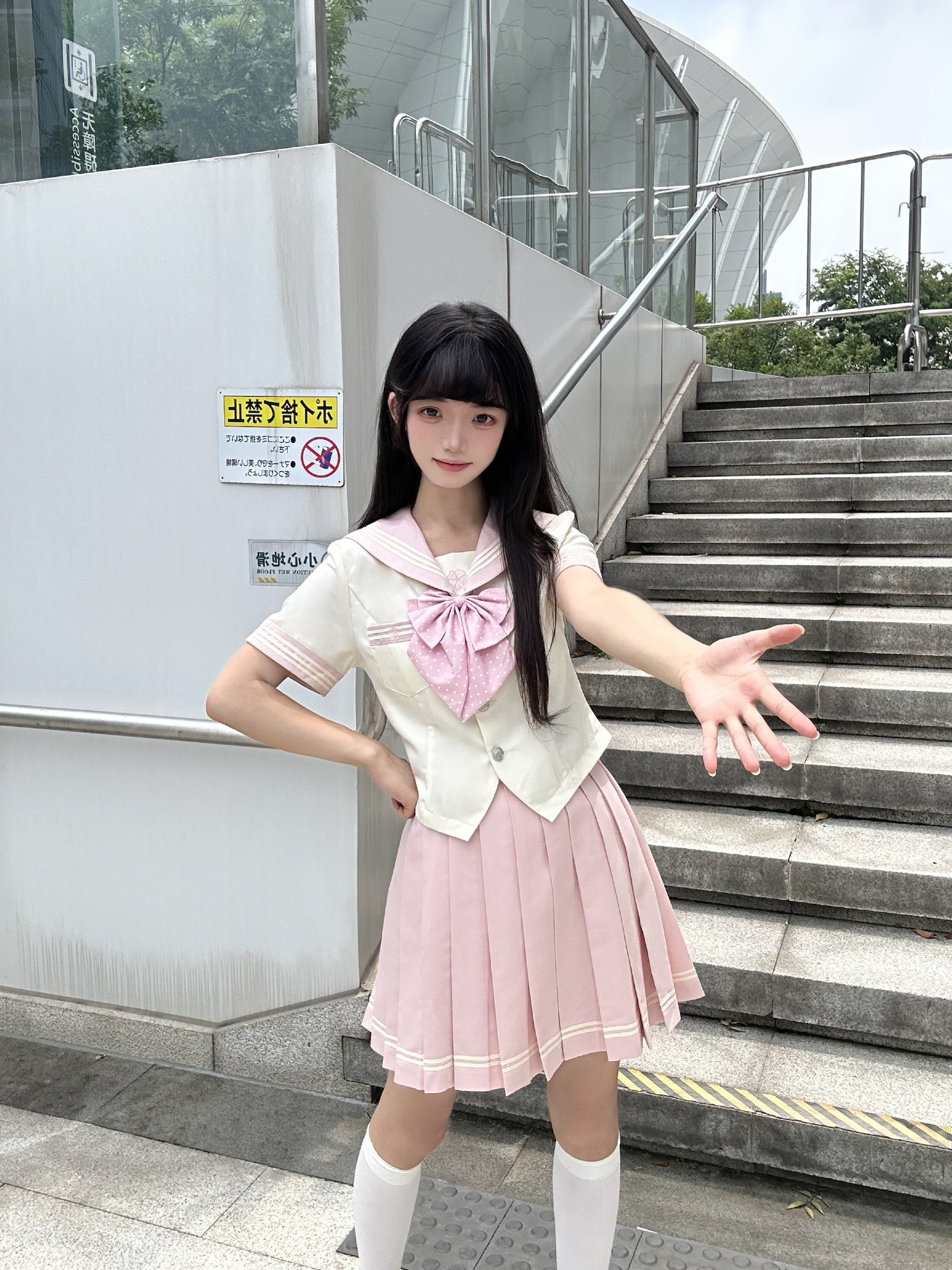 甜嗑jk原创正品【霉烦恼】收腰显瘦日系甜美学生水手服