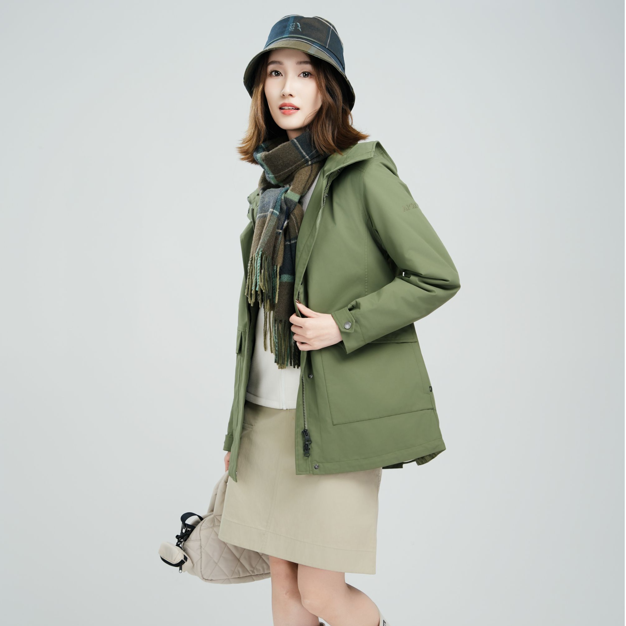 【爆款限时返场】AIGLE艾高MTD防风防雨收腰保暖棉服BT40