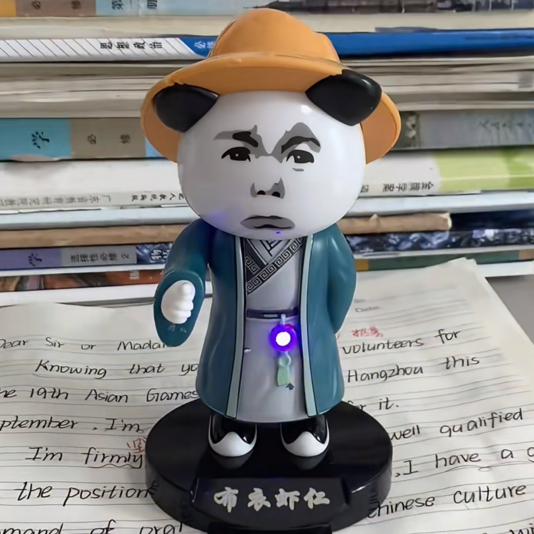 布衣虾仁发声钥匙扣创意书包挂件公仔玩具桌面摆件装饰品手机支架
