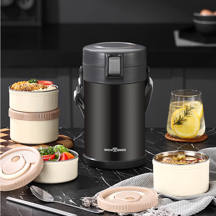 真空保温不锈钢饭盒保温上班专用大容量上班族多层提锅学生成人