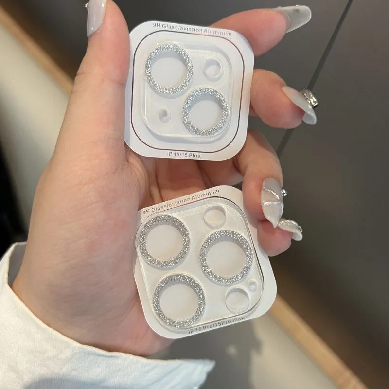 适用于苹果16Pro闪粉一体镜头膜iPhone16Promax摄像头全包16防刮