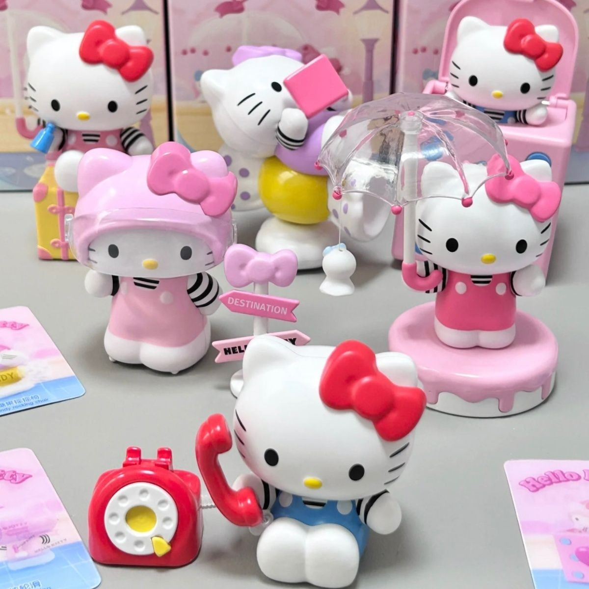 正版Hello Kitty萌动信号盲盒系列潮玩可爱萌动手办礼物