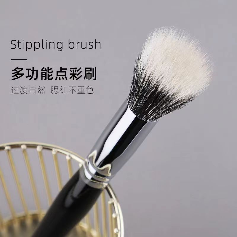 点彩刷超软腮红化妆刷腮红刷双头大号细光峰刷子上妆自然清透柔软