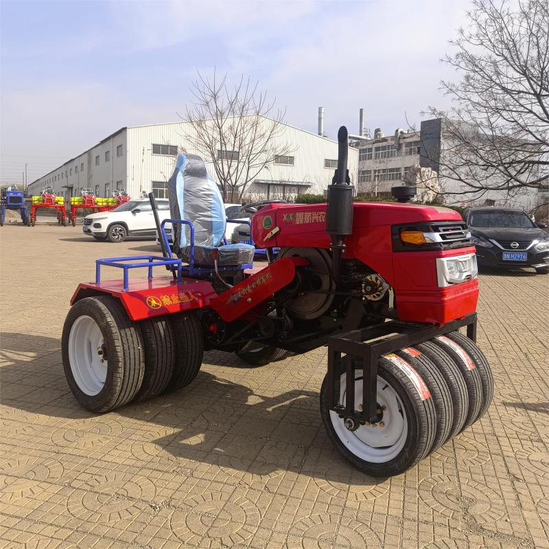 最新款多功能麦田镇压器柴油大马力开沟机自走式小麦压地机