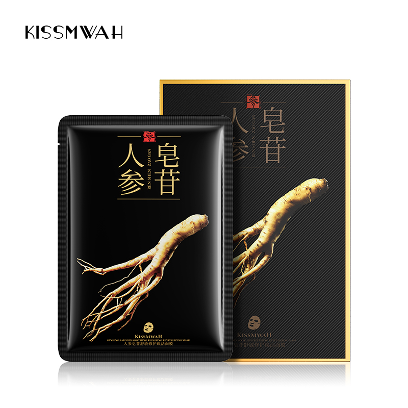 KISSMWAH人参皂苷舒敏修护焕活面膜