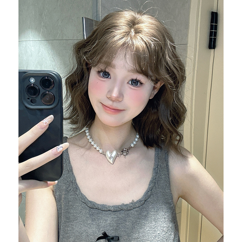 【鬼马少女】假发短发全头套女款卷发波波头仿真减龄羊毛卷整顶发套