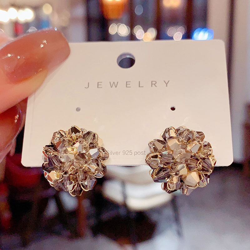 铜合金亚克力耳饰 高级感轻奢时尚耳环小众独特设计耳钉