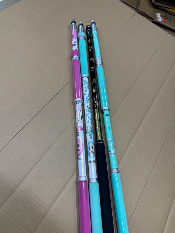 【晨湖渔乐】处理本色1.2米独节飞抄杆