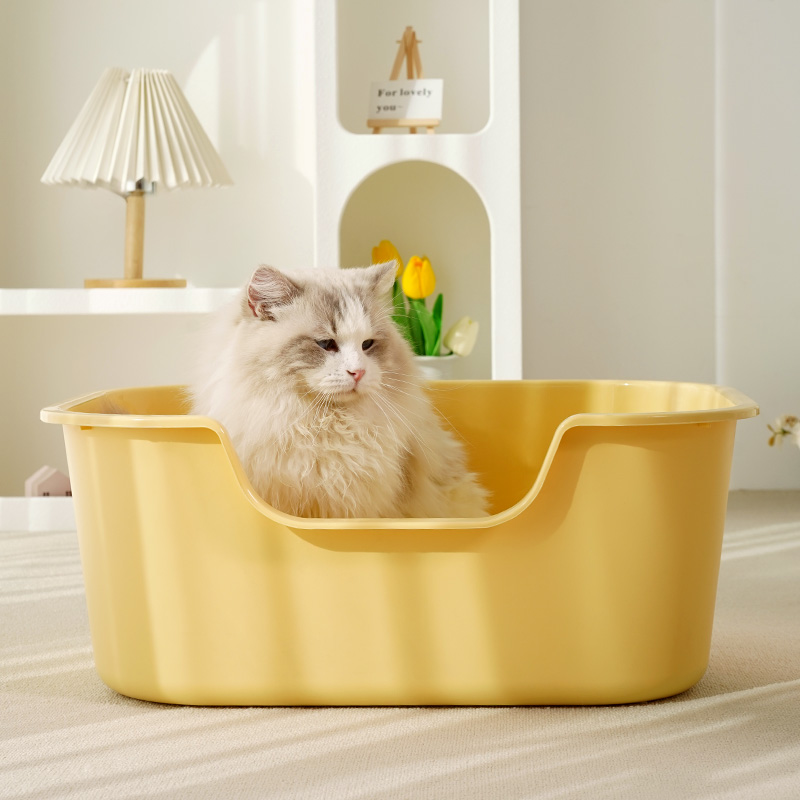 养宠装备便捷果冻猫砂盆超大猫厕所半封闭式防外溅易清洁大尺寸