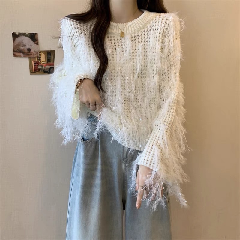 JINYAN【A161-A170】毛衣针织衫套装新款网红百搭慵懒风秋冬ins宽松