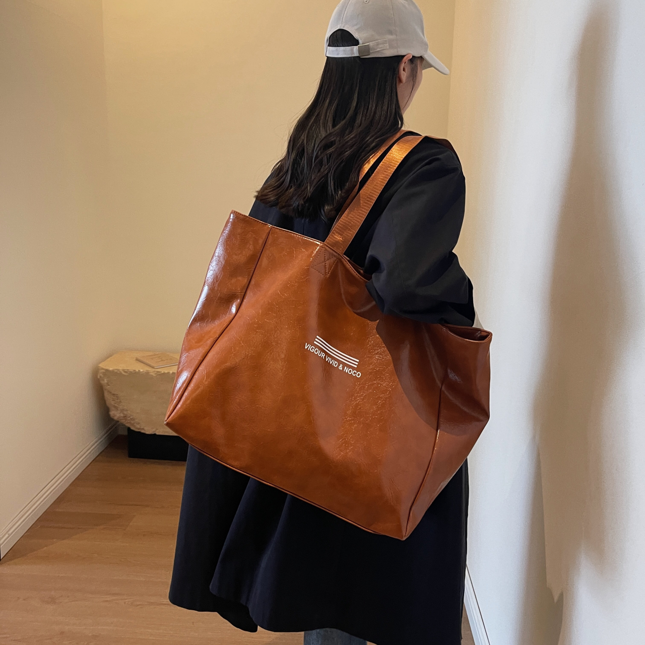 网红大号托特包时尚大容量包包小众百搭单肩包旅行包潮流手提包